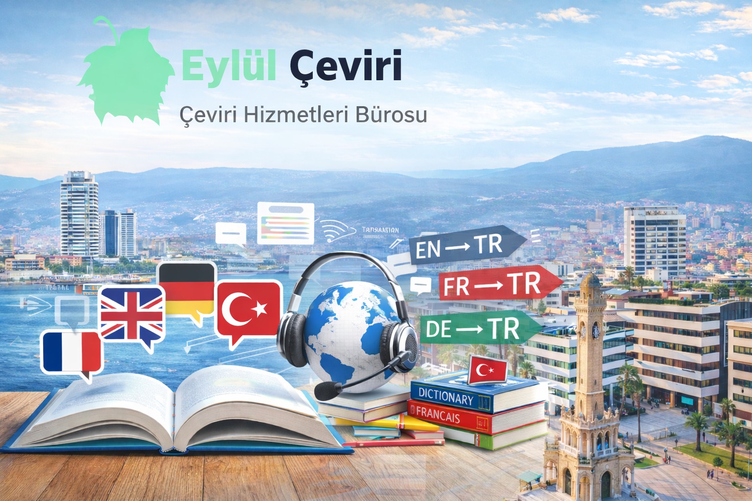 İzmir Tercüme Bürosu: Yeminli, Noter Onaylı ve Hızlı Çeviri Hizmetleri