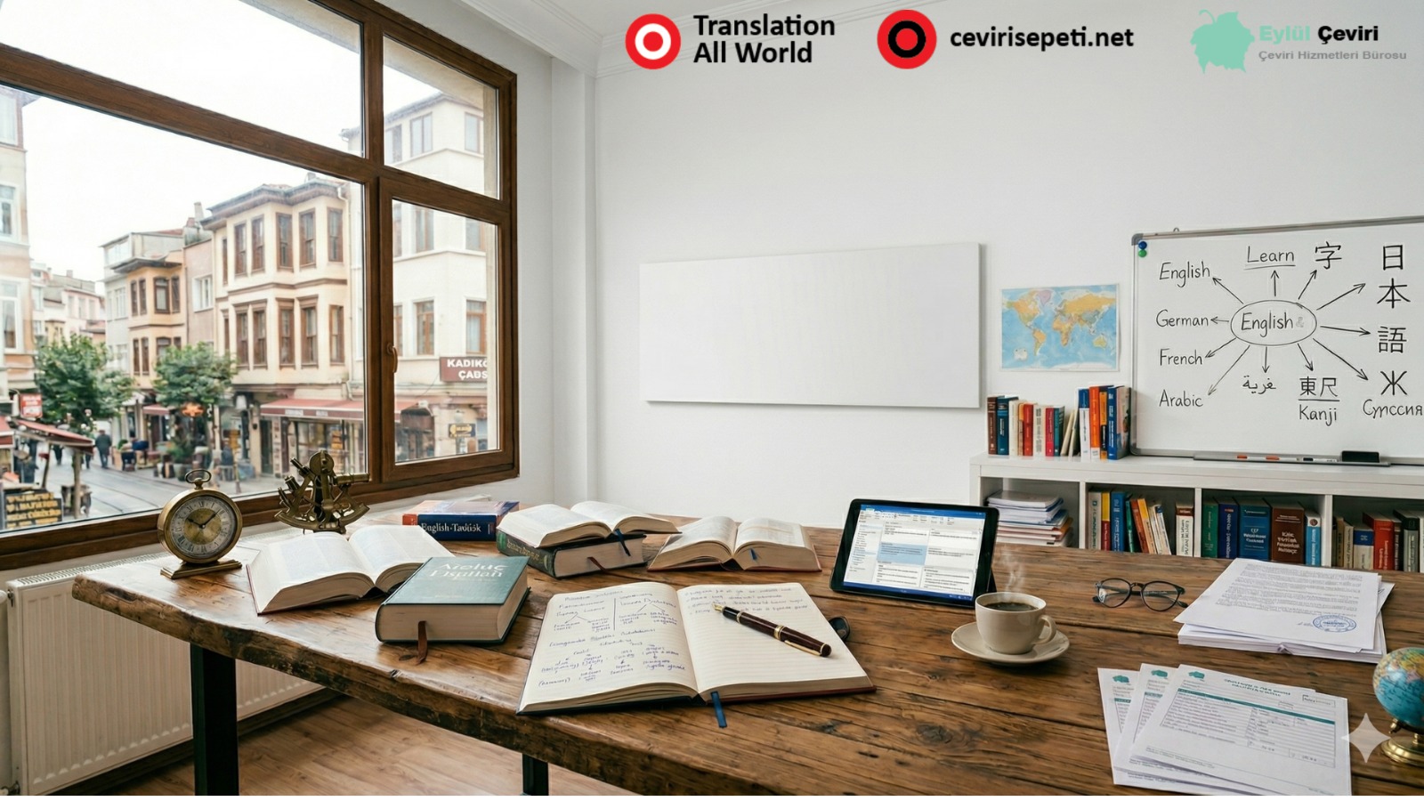 Kadıköy Tercüme Bürosu: Yeminli, Noter Onaylı ve Hızlı Çeviri Hizmetleri